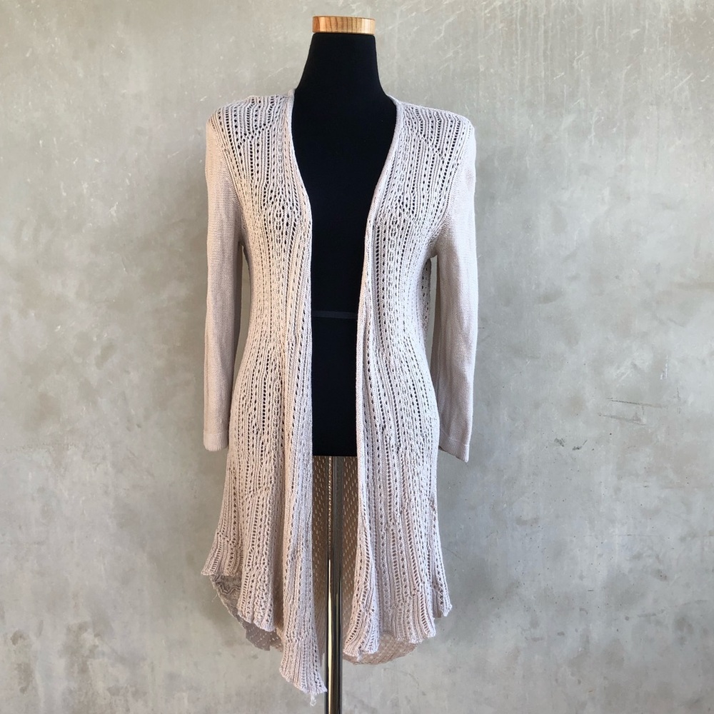 [Ny collection] knit open cardigan